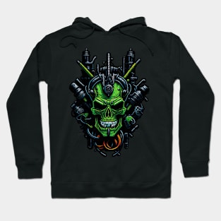 Cyborg Heads S02 D37 Hoodie